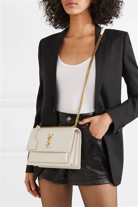 ysl sunset black and white|Bag Review: YSL Saint Laurent Sunset Medium Bag.